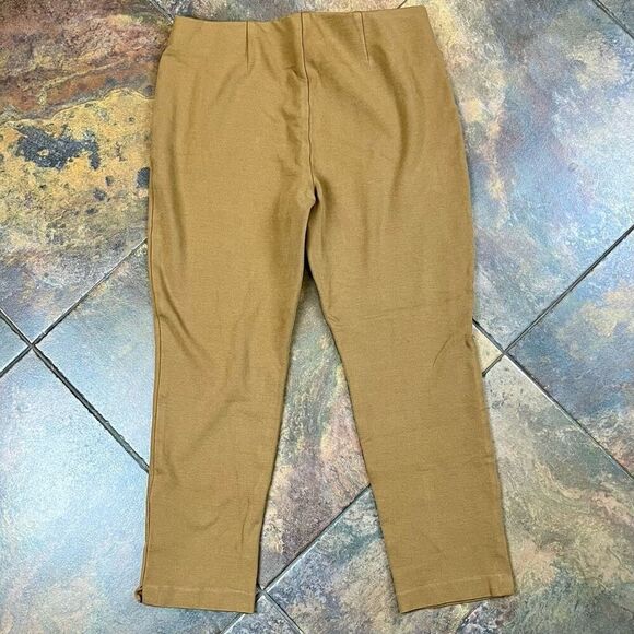 Chico’s Brown Stretch Ankle Ultimate Fit Juliet Career Pants 1.5 Medium 10 - Picture 8 of 9